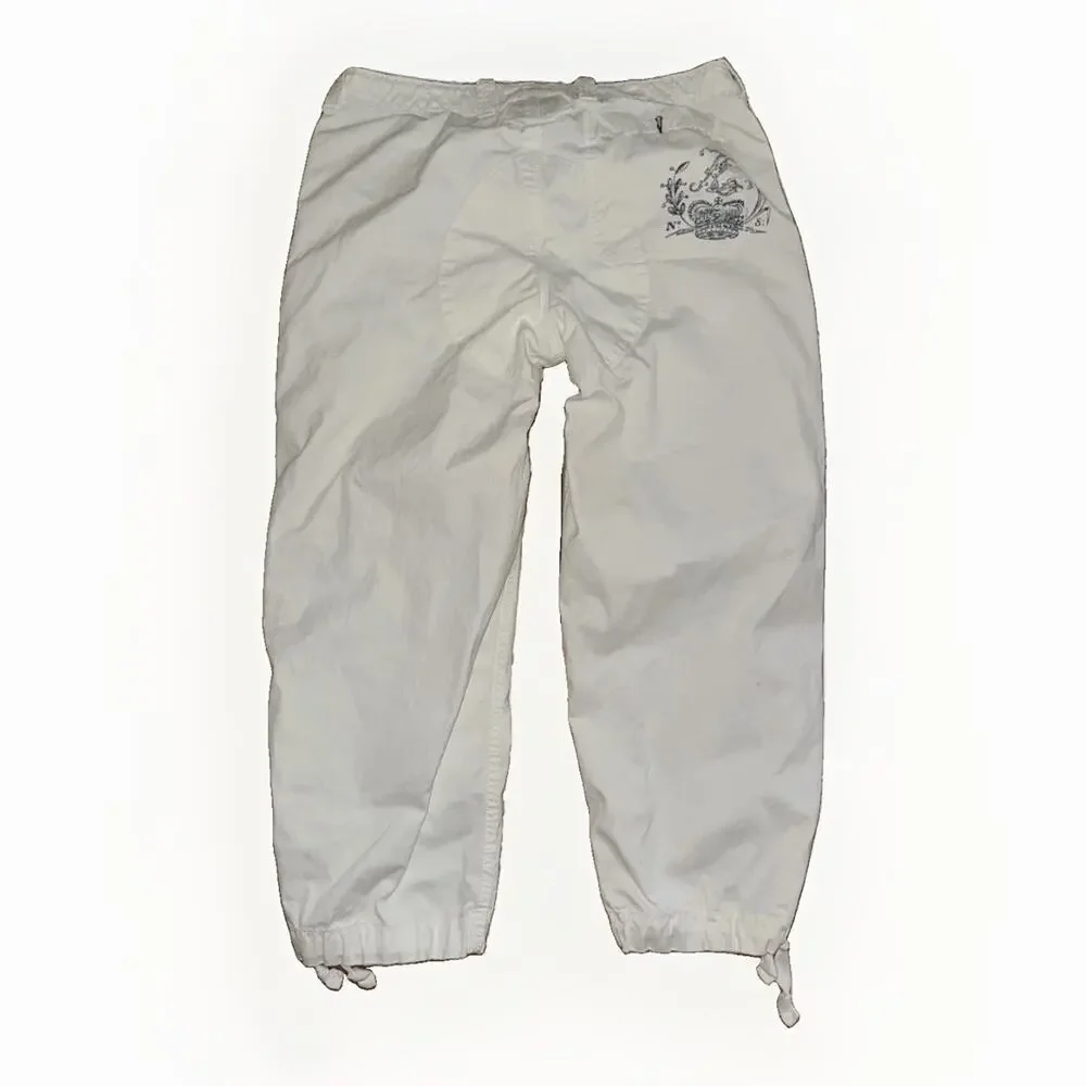 Polo Ralph Lauren Pants White 38x30 Y2K Vintage Streetwear Hip-Hop
